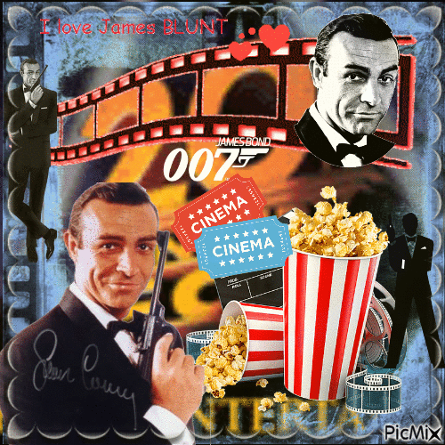 James Bond 007 Sean connery - GIF animado gratis