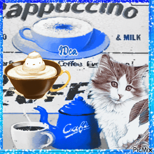 Cappuccino - Animovaný GIF zadarmo