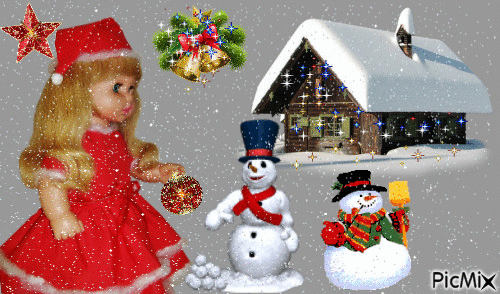 HAPPYCHRISTMAS - GIF animé gratuit