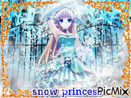 la princesse des neiges - GIF animé gratuit