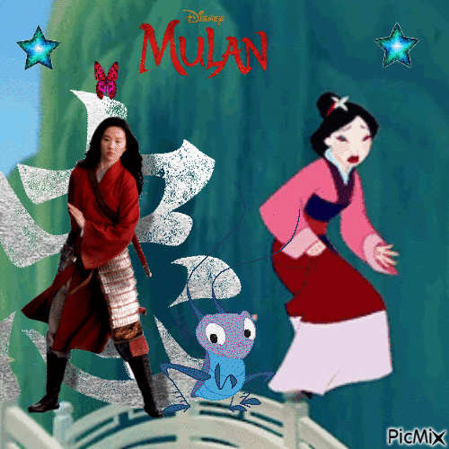 Mulan - GIF animado gratis