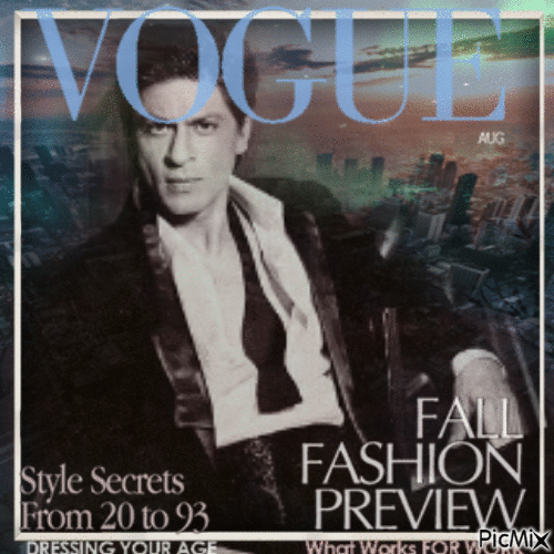 Vogue cover - Free animated GIF