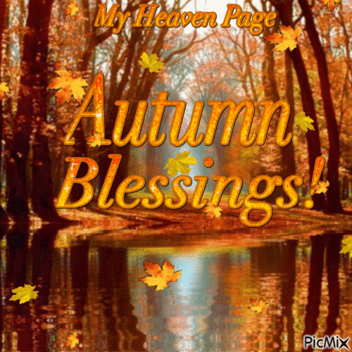 Autumn Blessings! - Free animated GIF