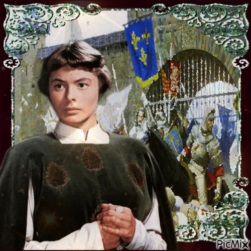 Ingrid Bergman - Jeanne D'Arc - Gratis geanimeerde GIF