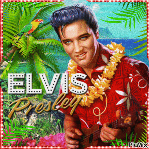 Elvis Presley - Bezmaksas animēts GIF