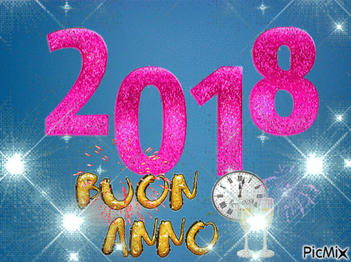 Buon Anno 2018! - GIF animate gratis