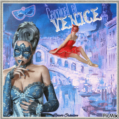 Concours : Carnaval de Venise - Gratis animerad GIF