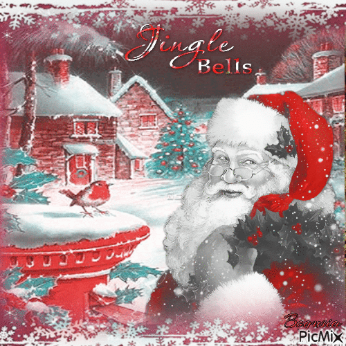 Santa Claus Is Coming To Town - GIF animé gratuit