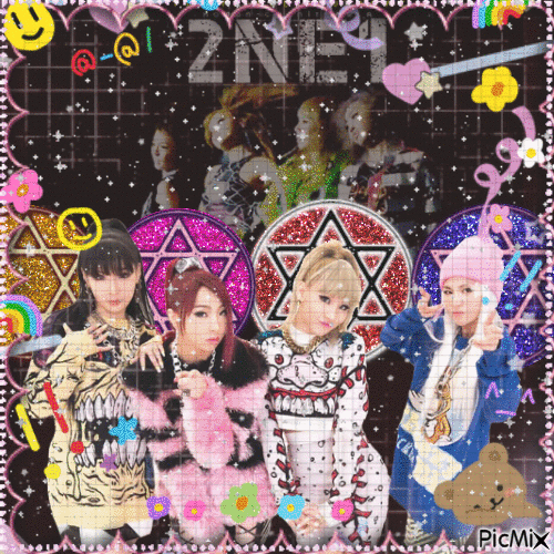 2NE1 ❤️ elizamio - Бесплатный анимированный гифка