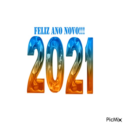 Feliz Ano Novo 2021 - darmowe png
