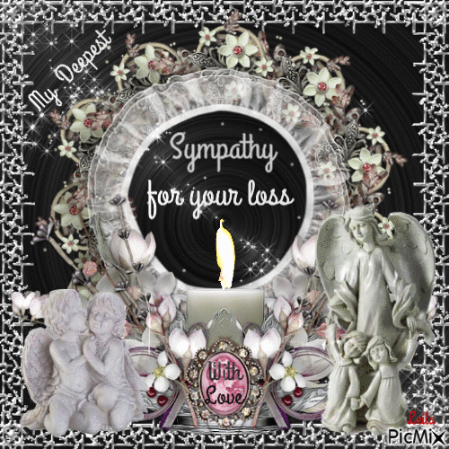 My Deepest Sympathy for your loss. - Bezmaksas animēts GIF