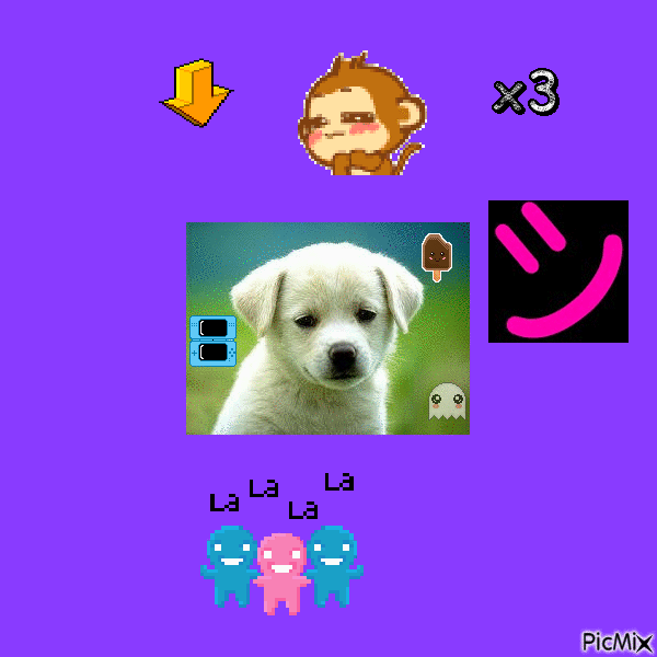 le chien - GIF animado gratis