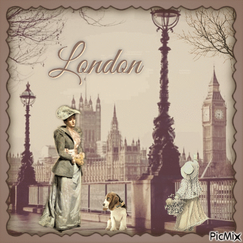 Vintage London - Δωρεάν κινούμενο GIF