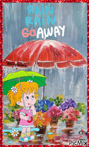 Go away rain - Ingyenes animált GIF