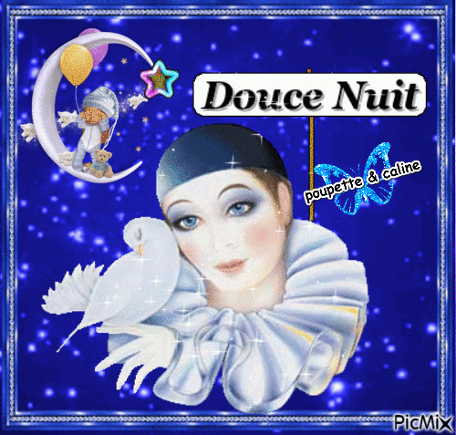 douce nuit - Безплатен анимиран GIF