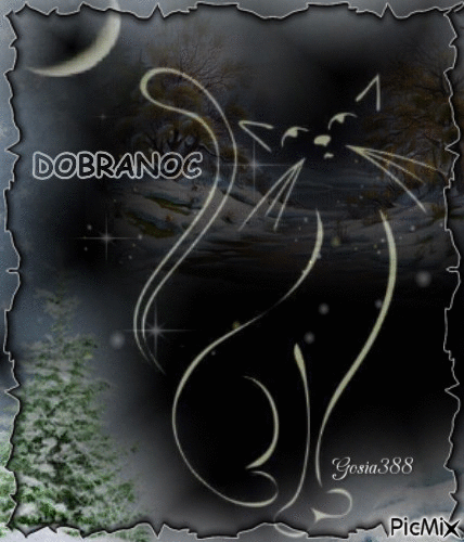 Dobranoc - Бесплатный анимированный гифка