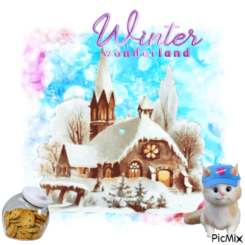Winter Wonderland Fantasy - GIF animé gratuit
