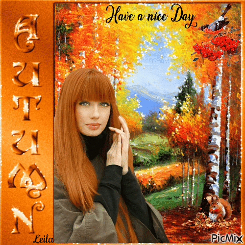 Autumn. Have a Nice Day - Бесплатни анимирани ГИФ