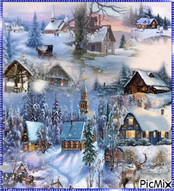 Winter In The Country! - GIF animasi gratis