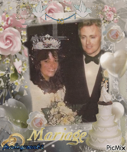 Mariage de Roger et de Dominique - Free animated GIF