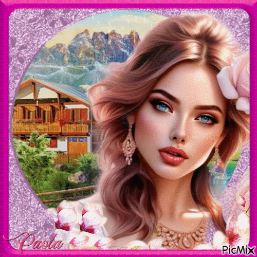 Beautiful sweet portrait - Ingyenes animált GIF