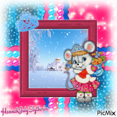 {♥}Winter Princess Mouse{♥} - Nemokamas animacinis gif