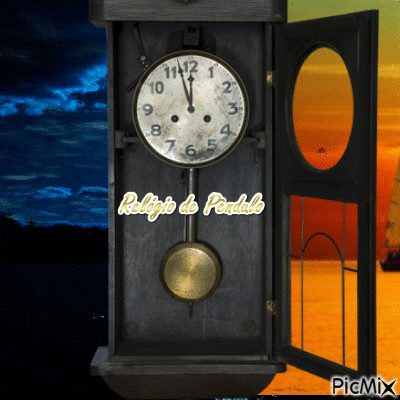Relógio de Pêndulo - Zdarma animovaný GIF