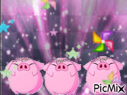 tańcząca świnki - Ücretsiz animasyonlu GIF