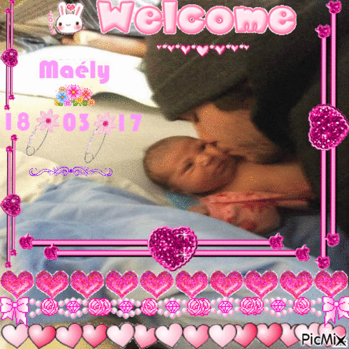 Welcome Maély 18/03/17 - GIF animate gratis