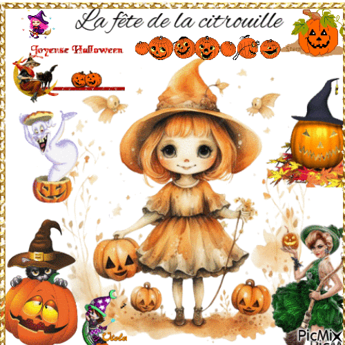 Défi fête de la citrouille- 25/10/2023 - Бесплатни анимирани ГИФ