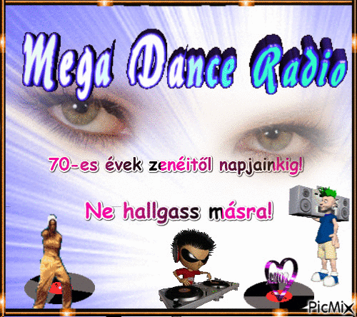 Mega Dance Radio - Безплатен анимиран GIF