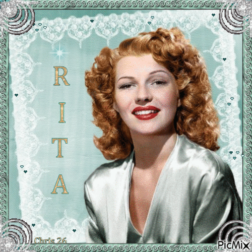 Contest *** Rita Hayworth - Darmowy animowany GIF