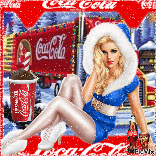 Coca Cola - GIF animate gratis