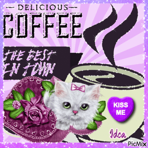 Delicious coffee - Бесплатный анимированный гифка