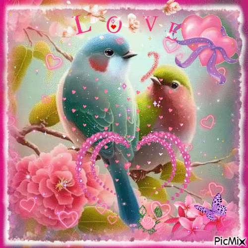 Love Birds - Gratis animeret GIF