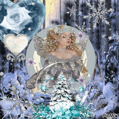 snow queen fairy - Ilmainen animoitu GIF