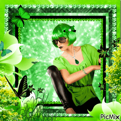 green bow - Zdarma animovaný GIF