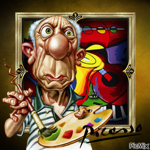 Pablo Picasso - Free animated GIF - PicMix