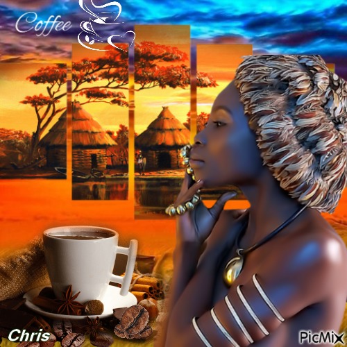 Café africain - darmowe png