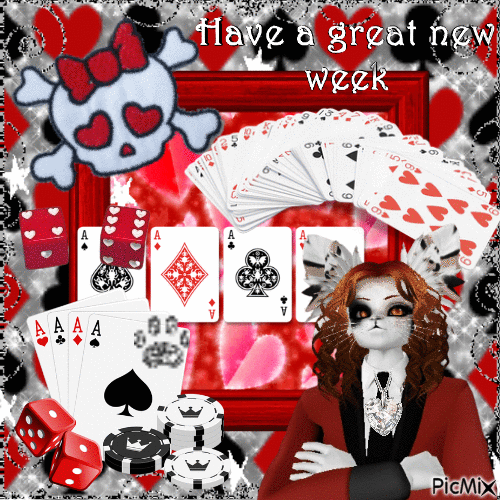 Have a great new week - GIF animado grátis