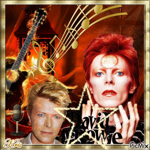 David Bowie ( - Nemokamas animacinis gif