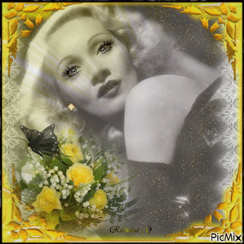 Marlene Dietrich - GIF animado gratis