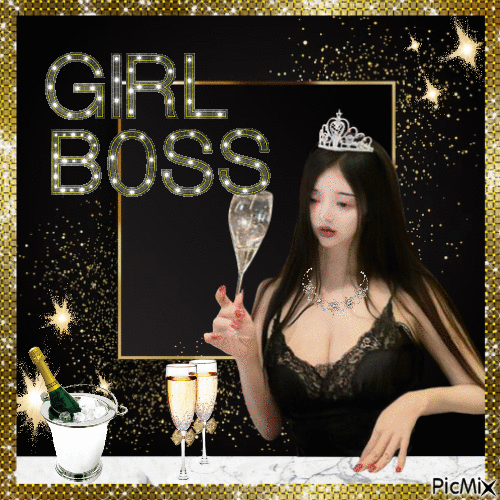 shasha girl boss - Безплатен анимиран GIF