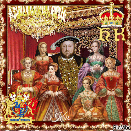 Les six femmes d'Henry VIII - Darmowy animowany GIF