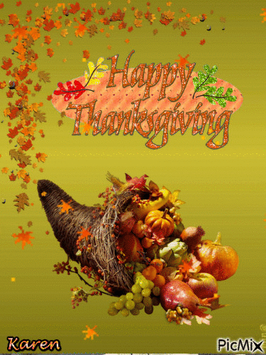Happy Thanksgiving - Безплатен анимиран GIF