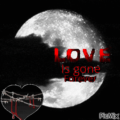 Love is gone - Δωρεάν κινούμενο GIF