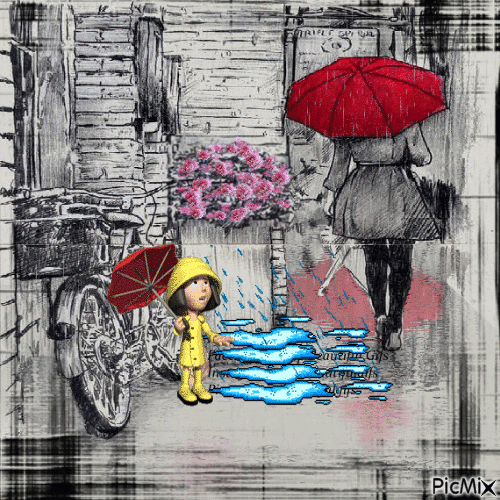 Dias de chuva - Bezmaksas animēts GIF