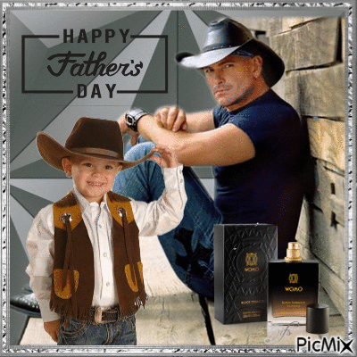 Happy Fathers Day # - Free animated GIF