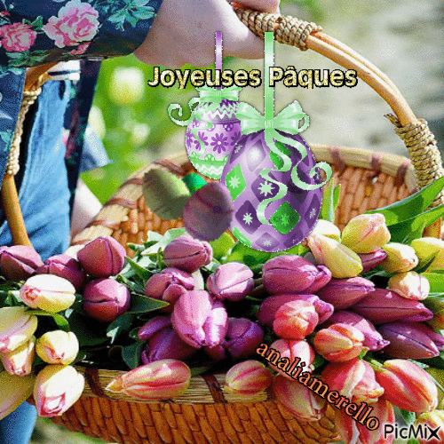 joyeuses Paques - Darmowy animowany GIF