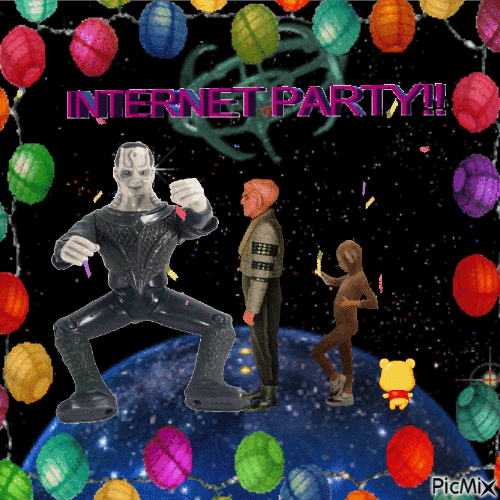internet party - Zdarma animovaný GIF